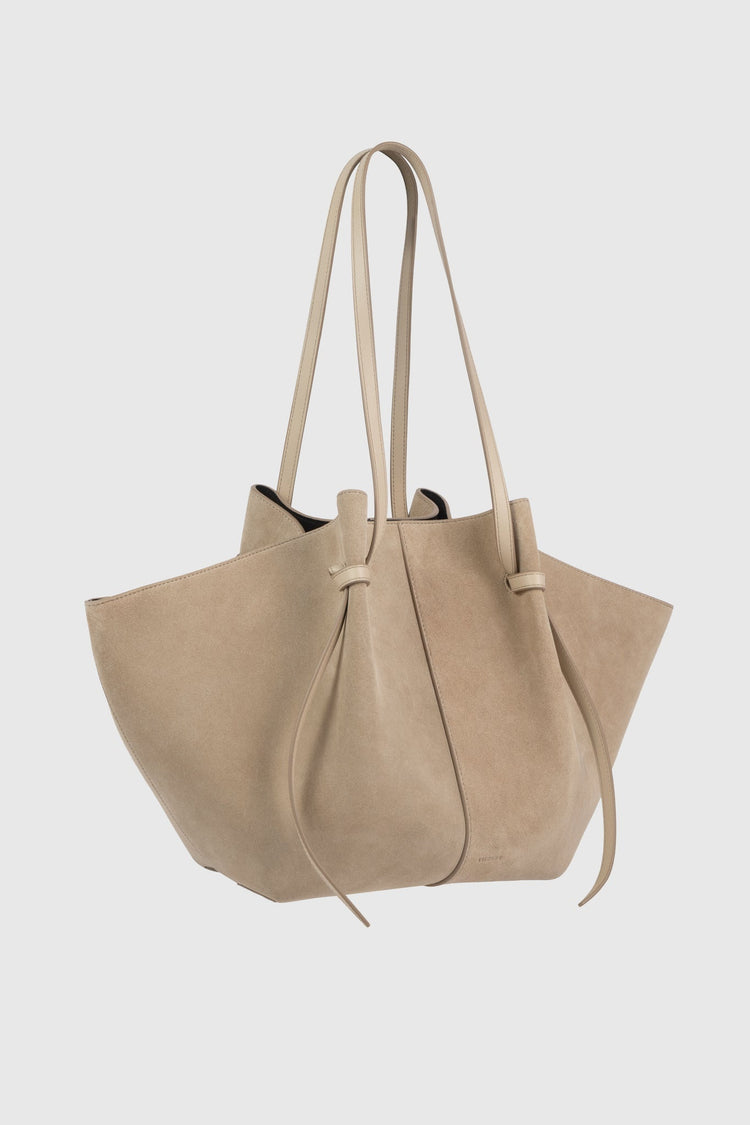 Yuzefi-Large mochi sand suede-dgallerystore
