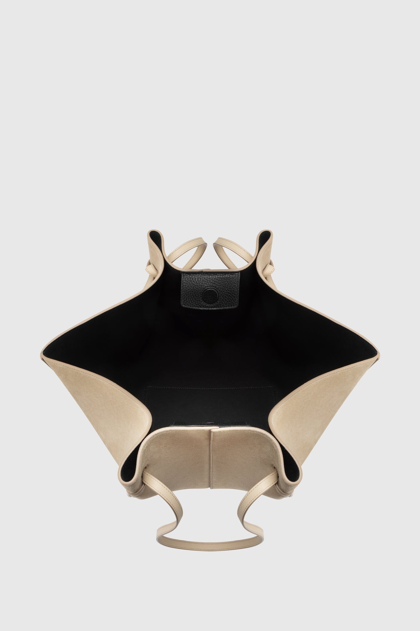 Yuzefi-Large mochi sand suede-dgallerystore