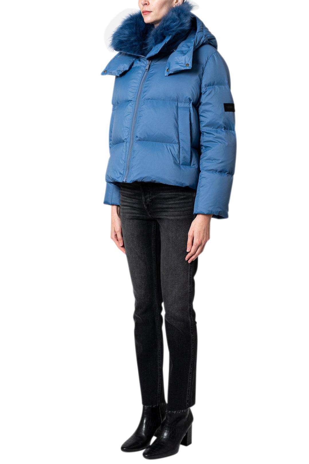 Yves Salomon Army-Short A-Line Down Jacket-dgallerystore