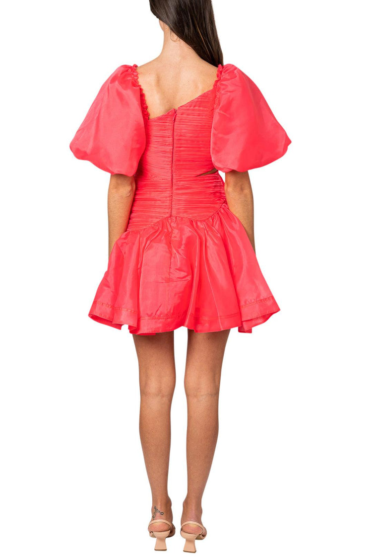 Aje-BALLOON-SLEEVED SHORT DRESS-dgallerystore