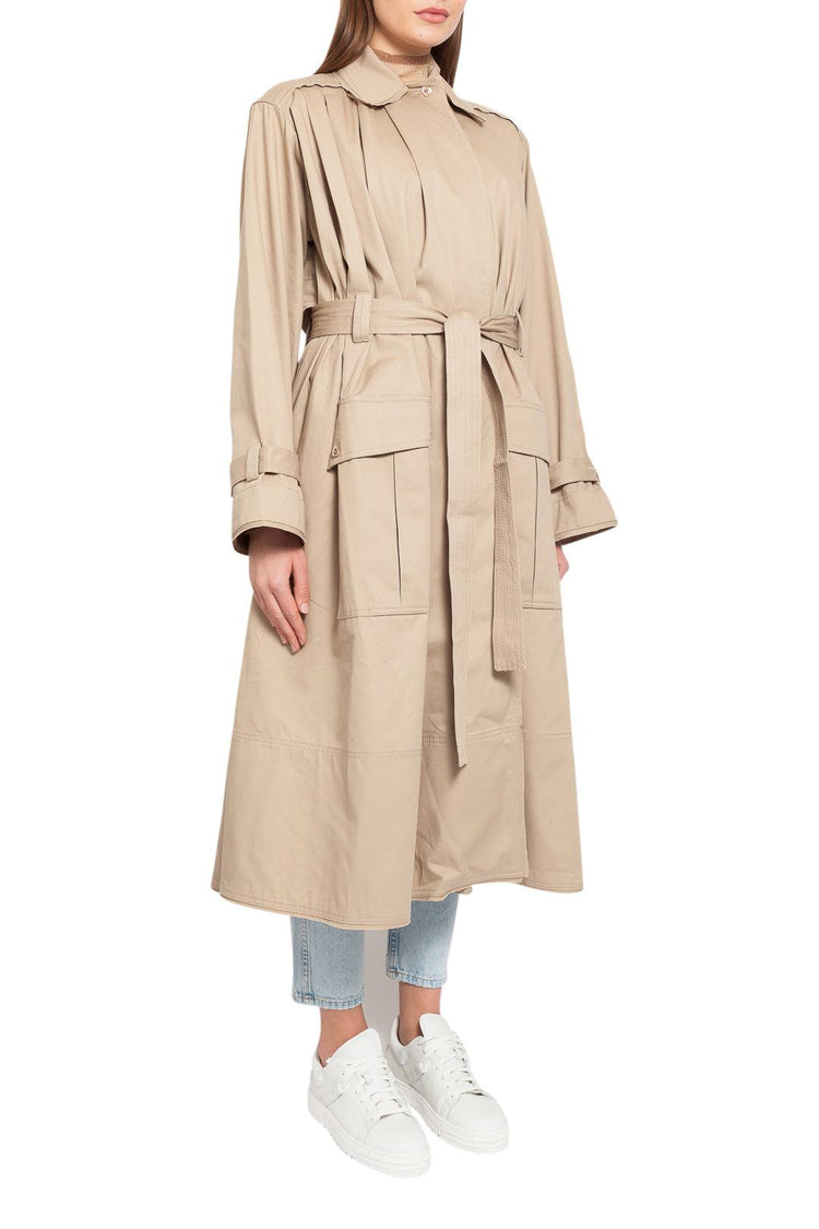 Aje-Flared long trench coat-dgallerystore