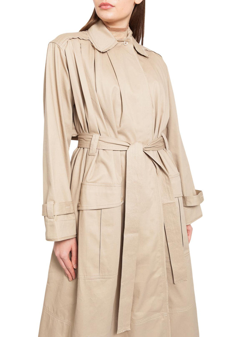 Aje-Flared long trench coat-dgallerystore