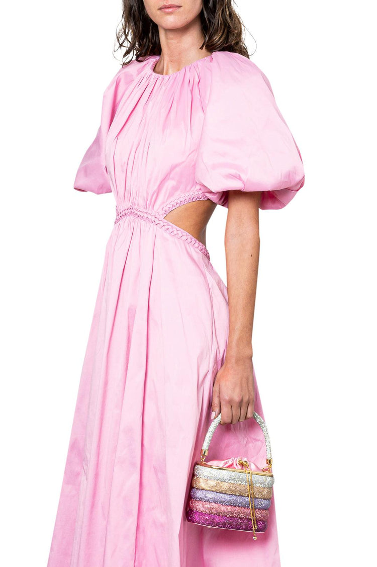 Aje-Ruffled pleated long dress-dgallerystore