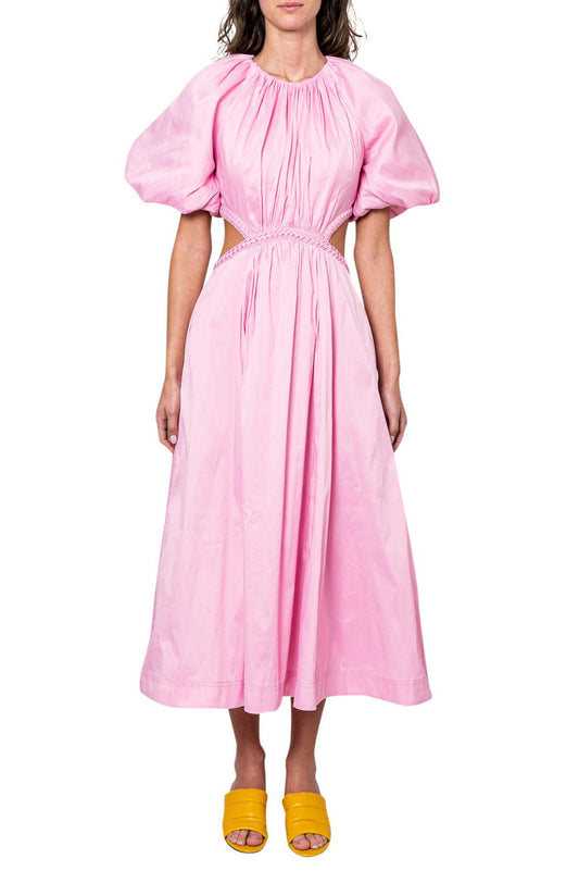 Aje-Ruffled pleated long dress-dgallerystore