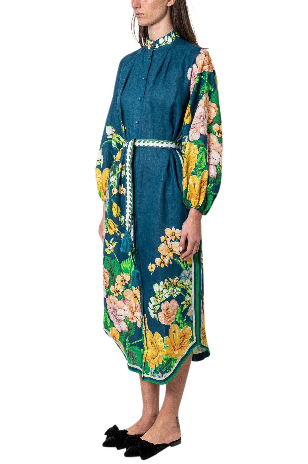 Alemais-Floral long dress-dgallerystore