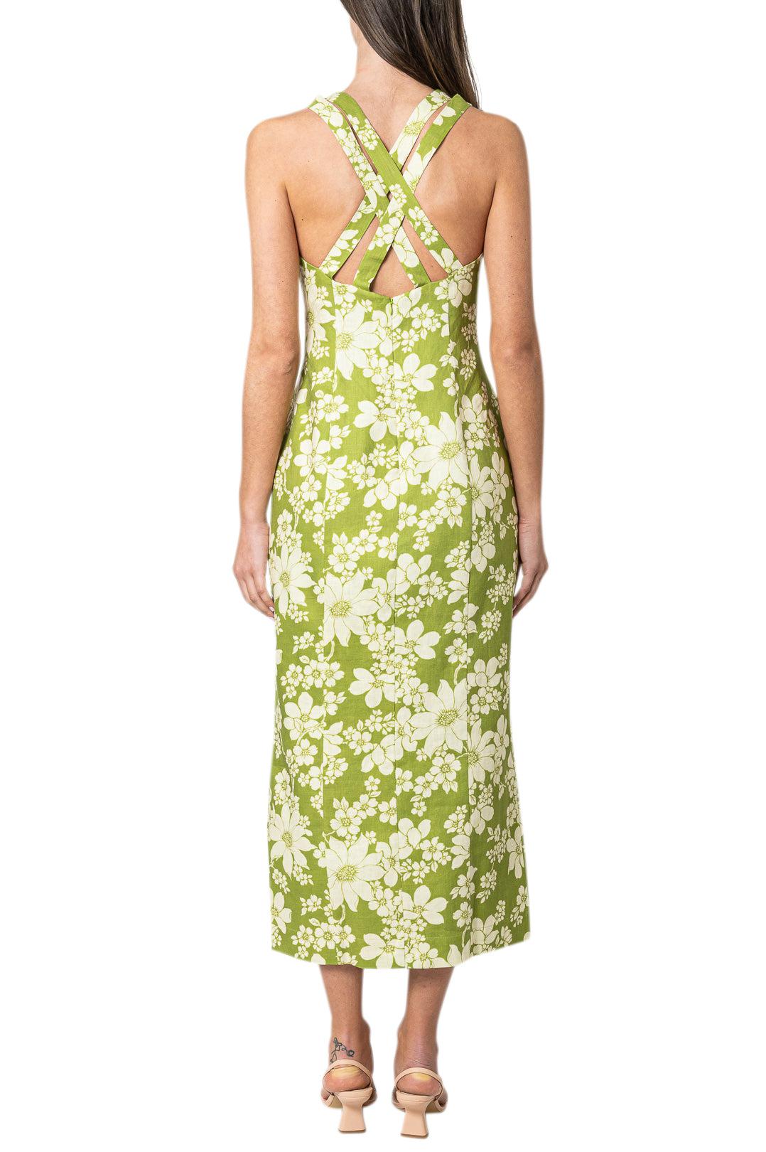 Alemais-Floral long dress-dgallerystore