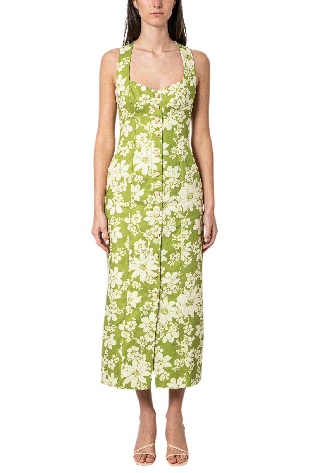 Alemais-Floral long dress-dgallerystore