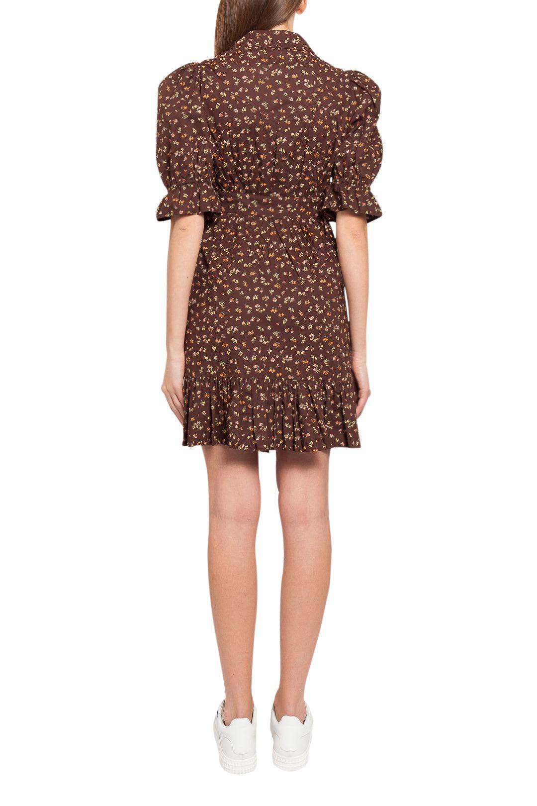 By Timo - Floral pattern flared mini-dress - 2030583 "D___GALLERY" By Timo - Floral pattern flared mini-dress - 2030583 "D___GALLERY"
