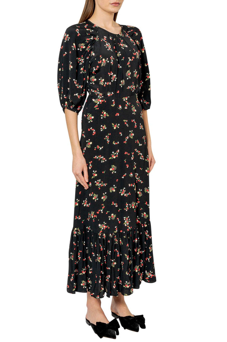 By Timo-Floral pattern long dress-dgallerystore