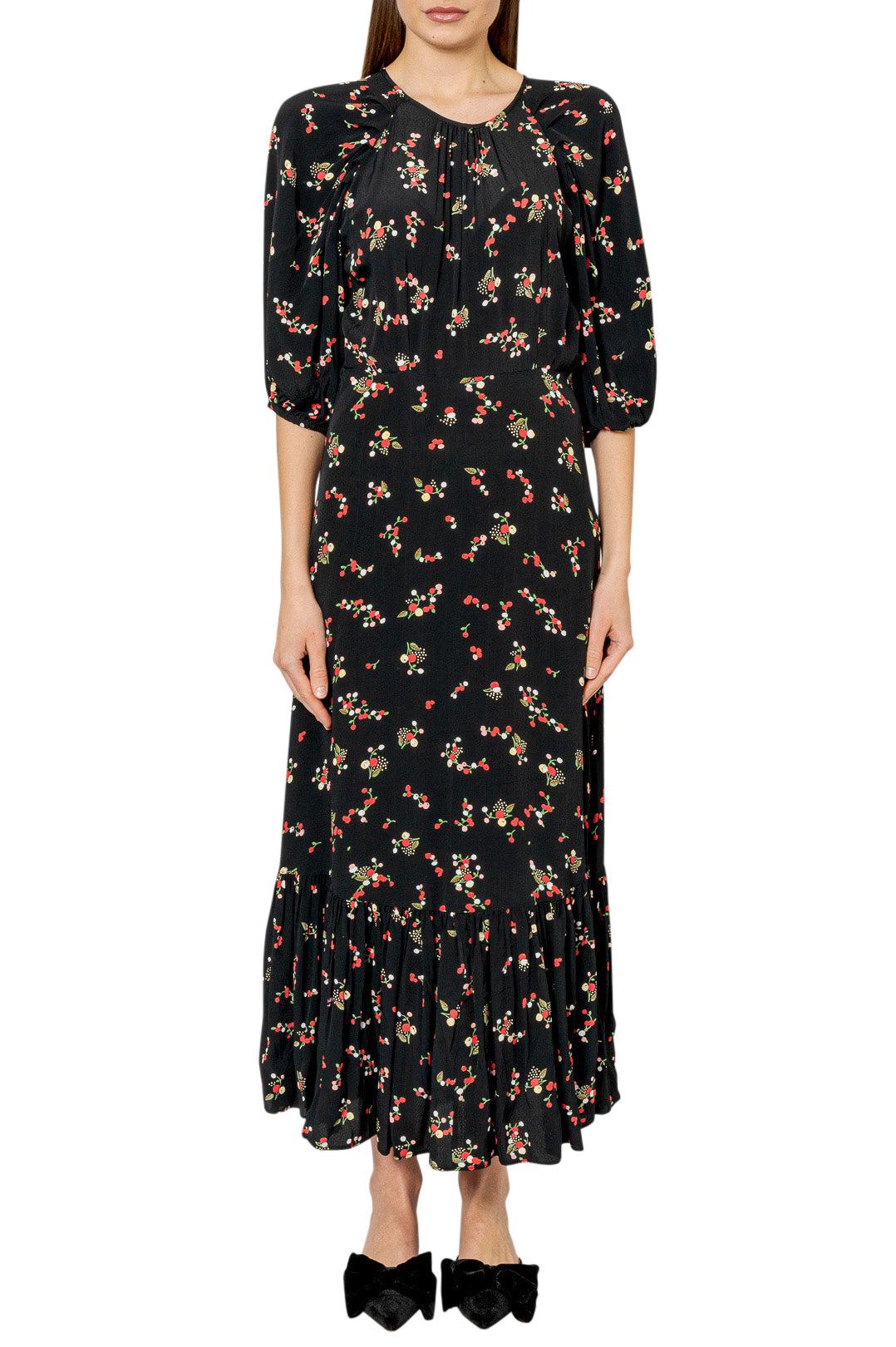 By Timo-Floral pattern long dress-dgallerystore