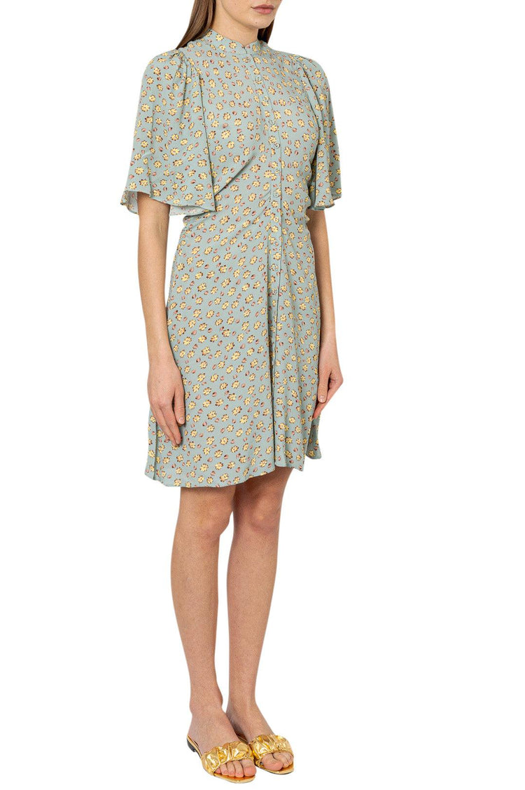 By Timo-Floral pattern midi-dress-dgallerystore