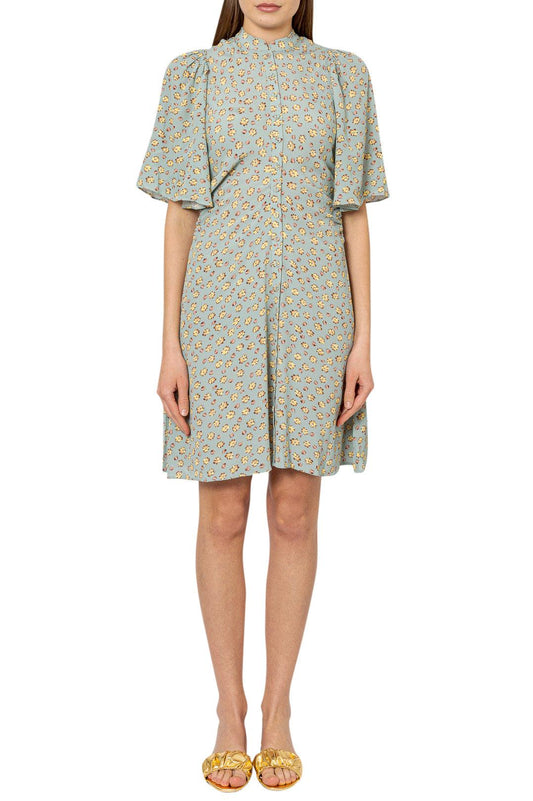 By Timo-Floral pattern midi-dress-dgallerystore