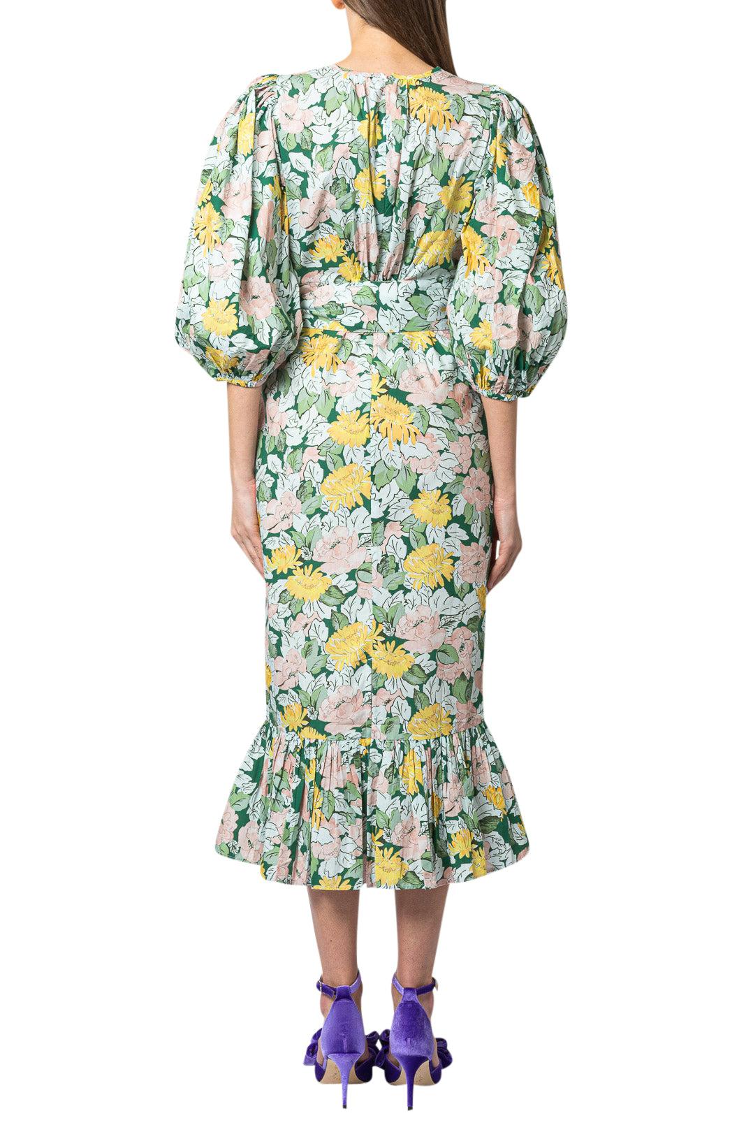Floral ruffled long dress Floral ruffled long dress