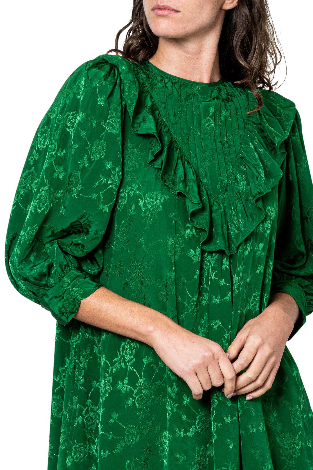 By Timo-Floral ruffled mini-dress-dgallerystore