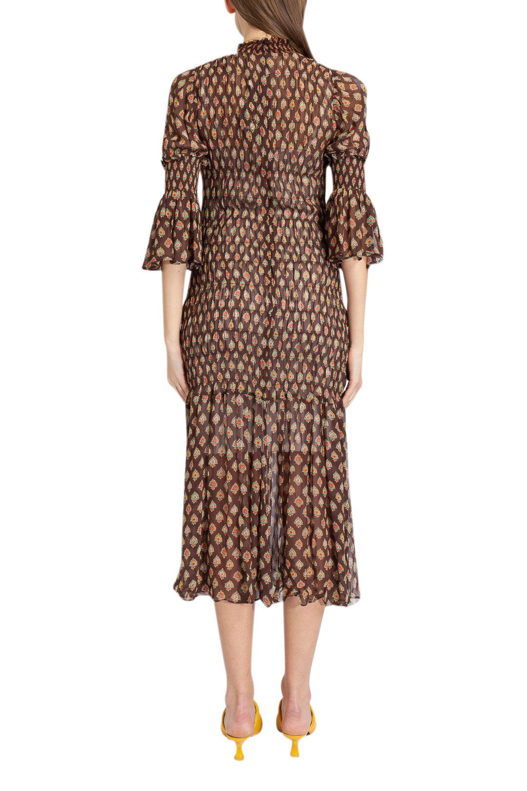 By Timo - Jacquard pattern long dress