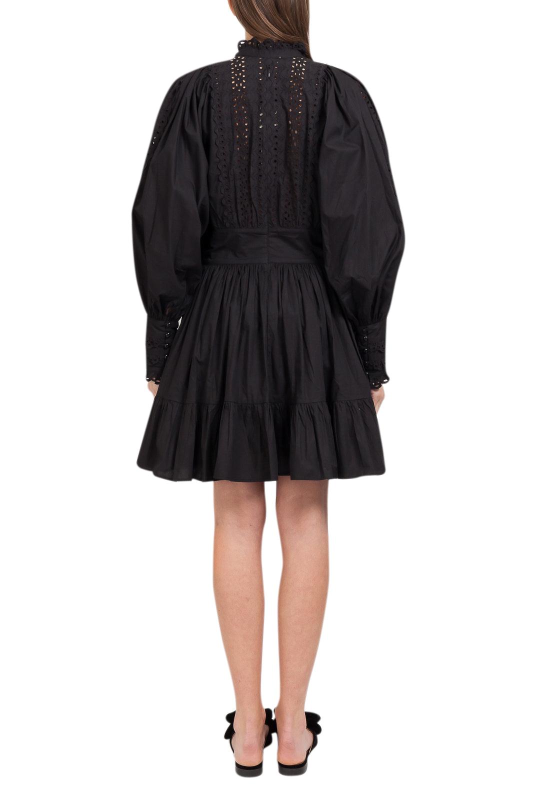 By Timo-Ruffled over-fit midi-dress-dgallerystore