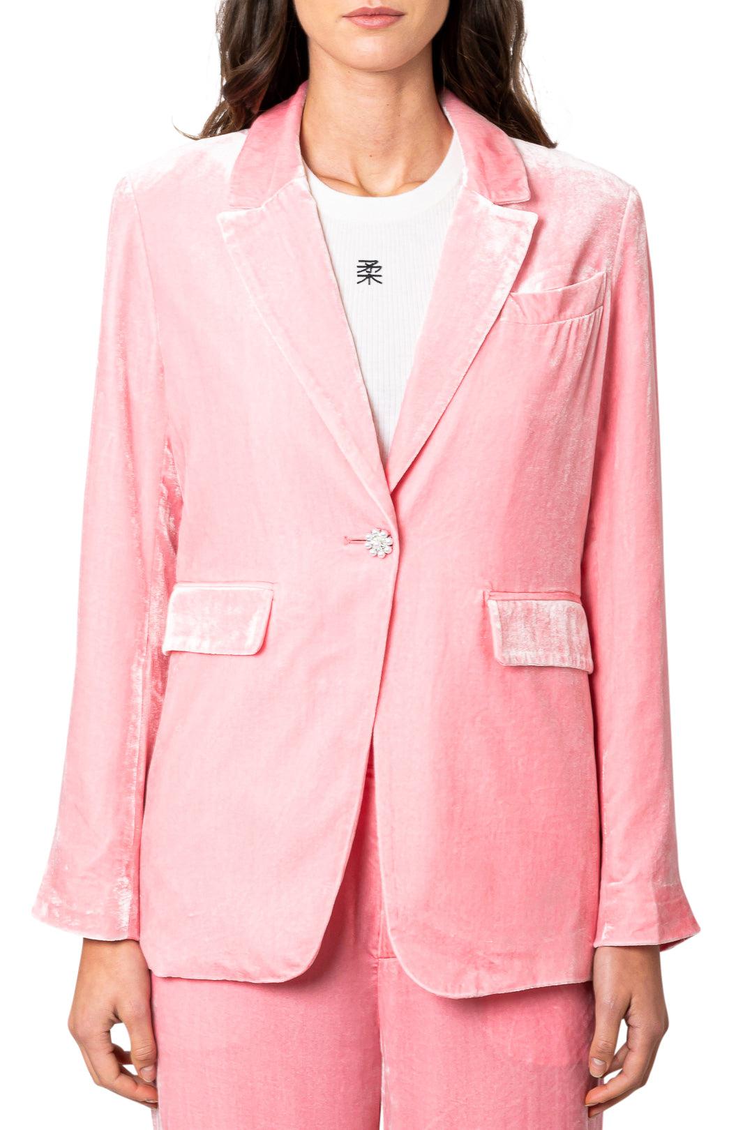 Custommade-Silk corduroy blazer jacket-dgallerystore