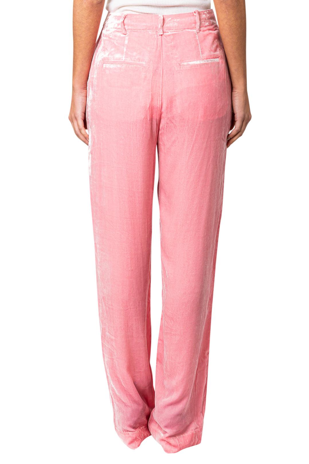 Custommade-Silk corduroy tailored trousers-dgallerystore