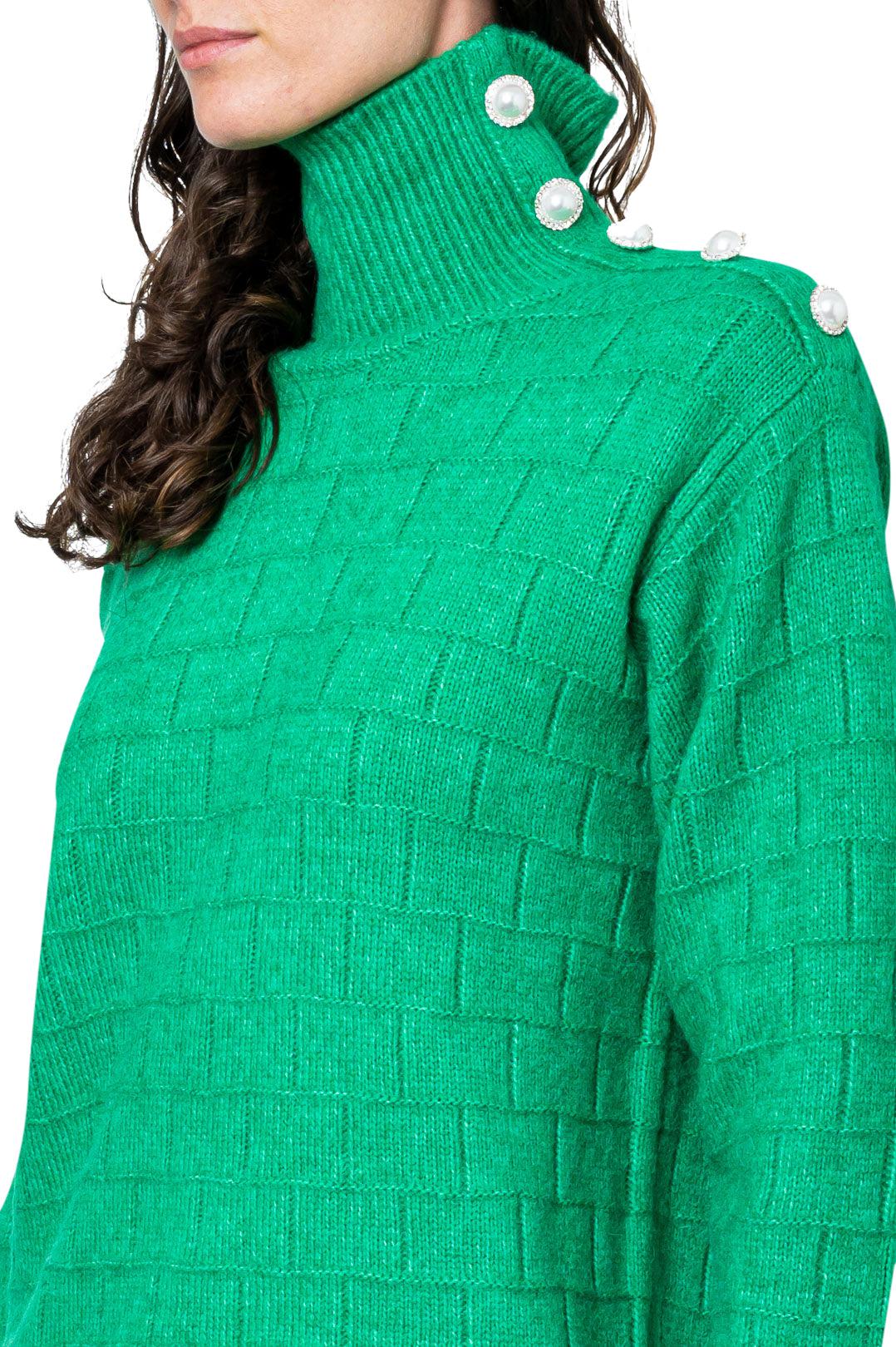 Custommade-Squared wool sweater-999225328-337-dgallerystore
