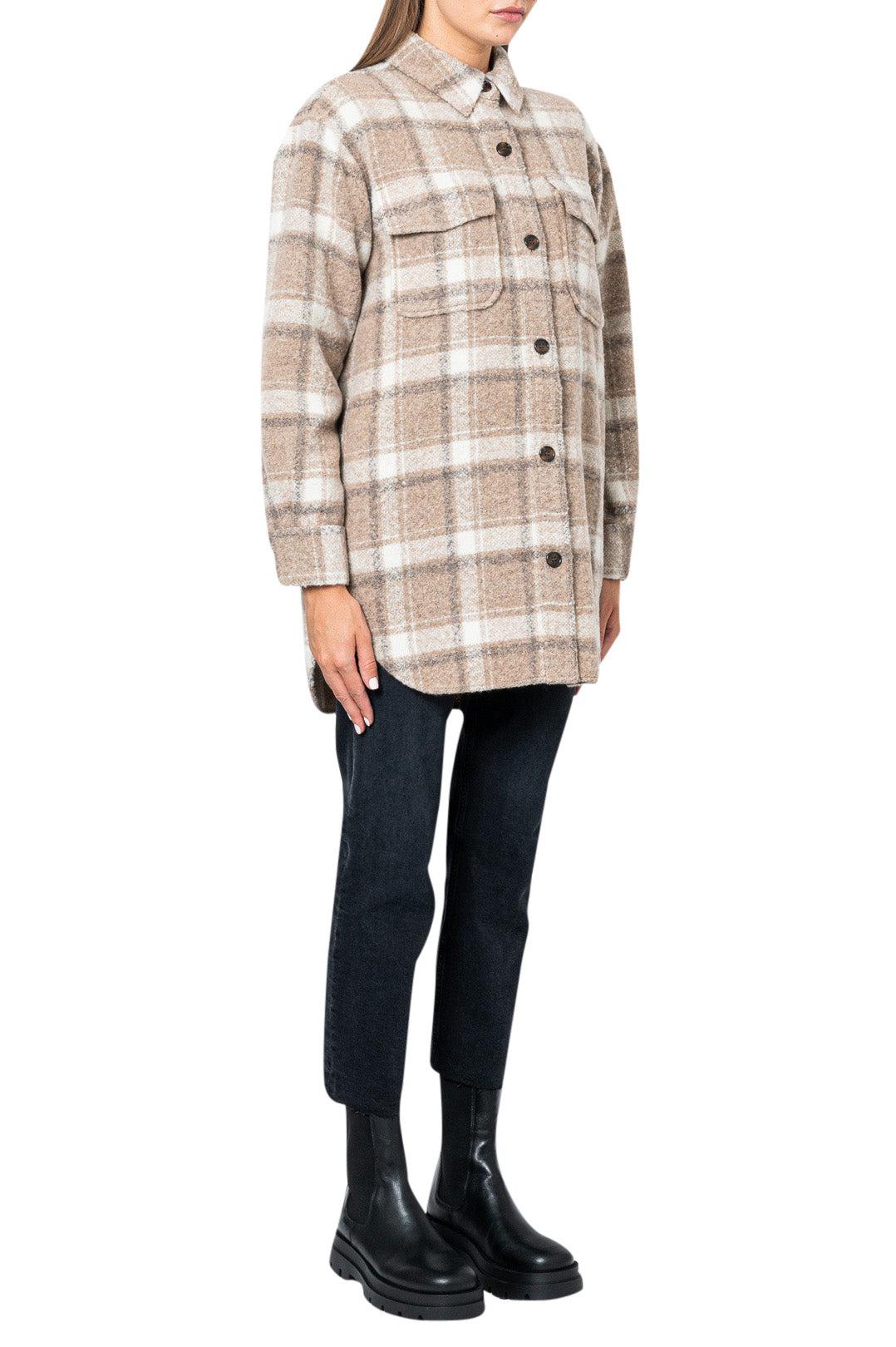 Designers Remix-Check wool shirt-dgallerystore