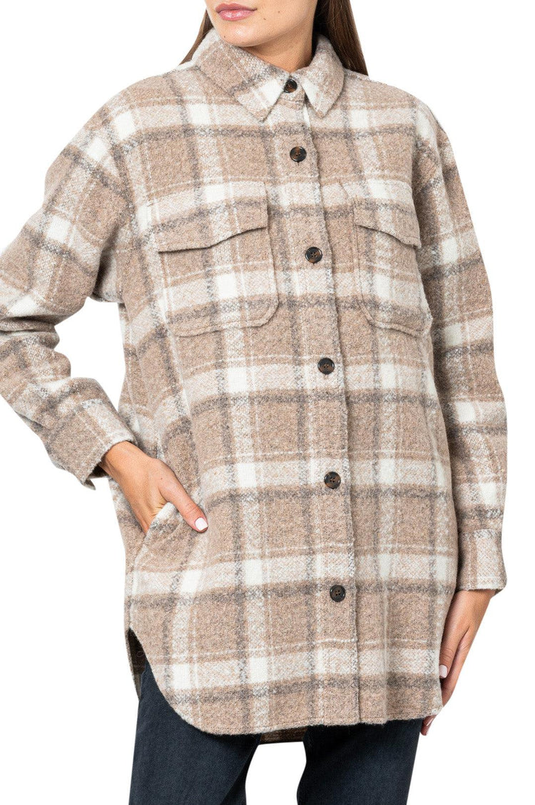 Designers Remix-Check wool shirt-dgallerystore