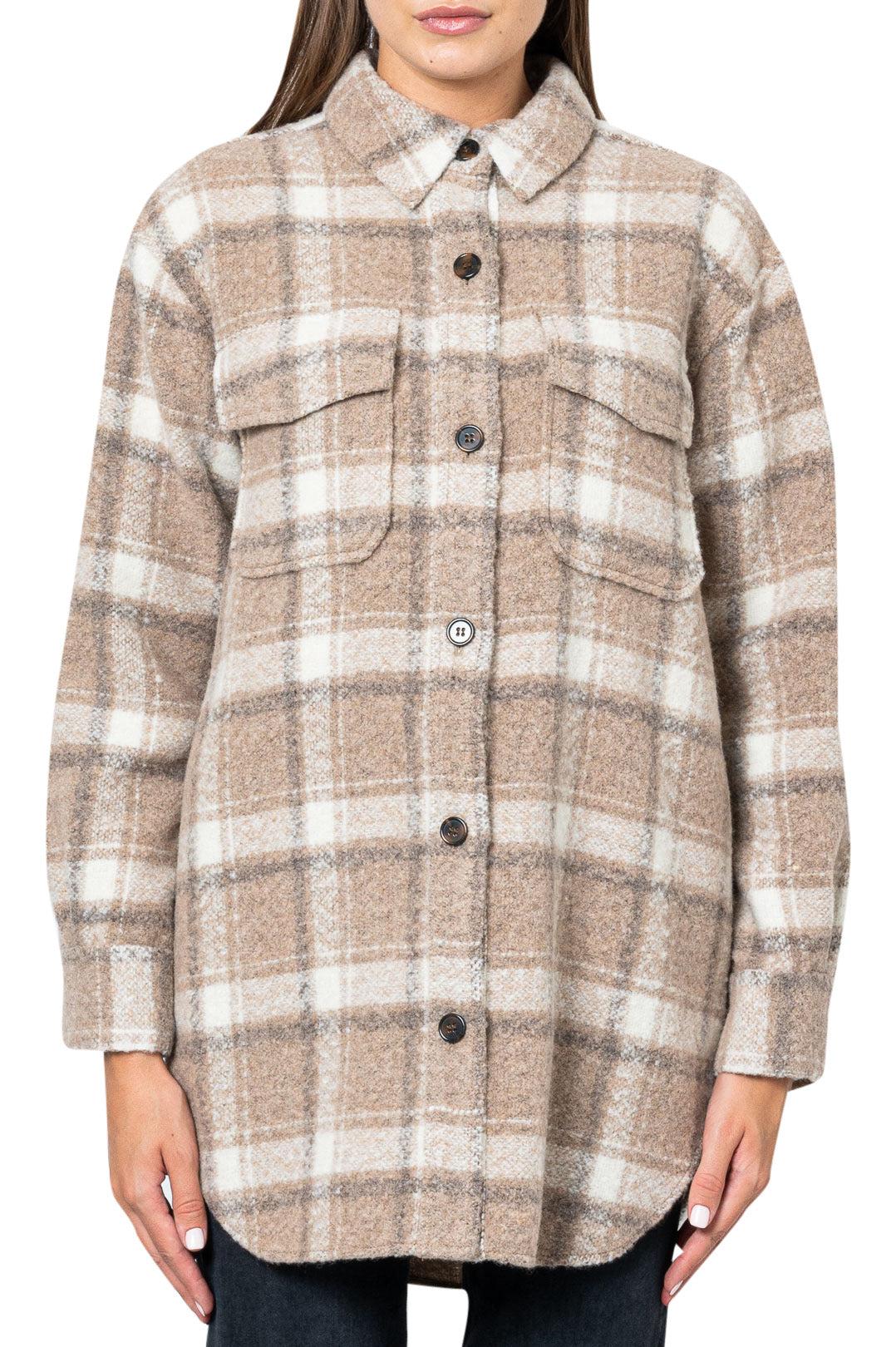 Designers Remix-Check wool shirt-dgallerystore