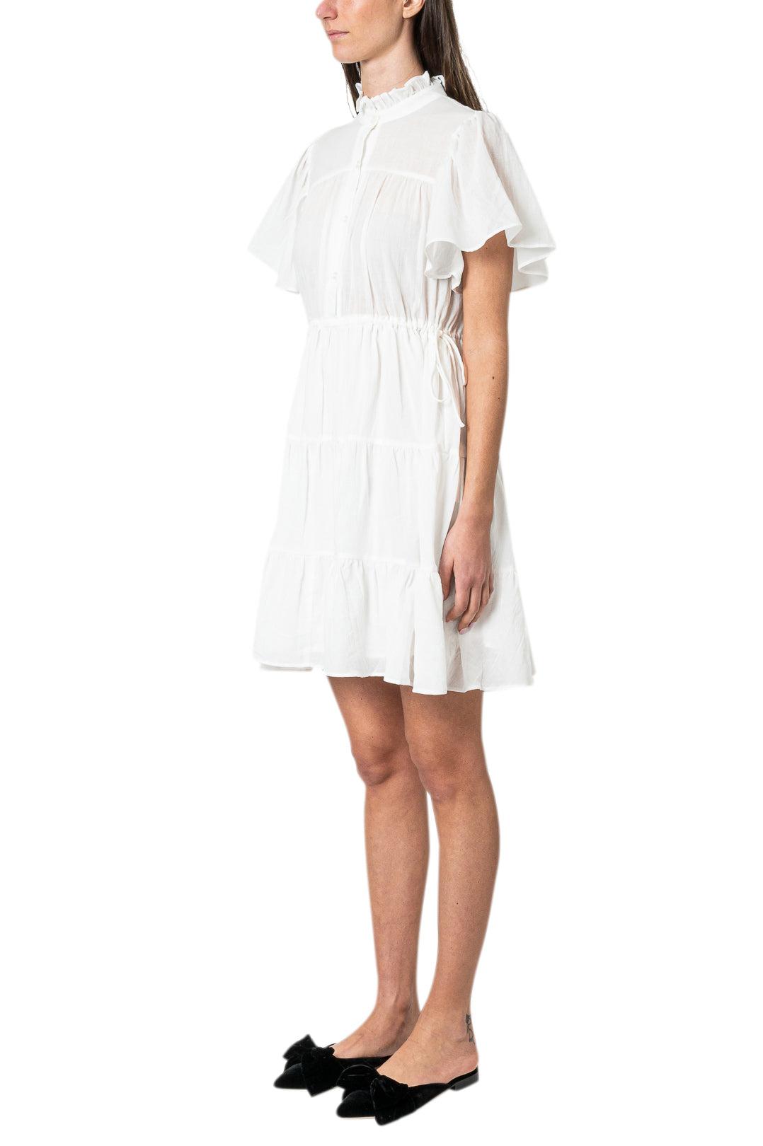 Designers Remix-Ruffled midi dress-dgallerystore