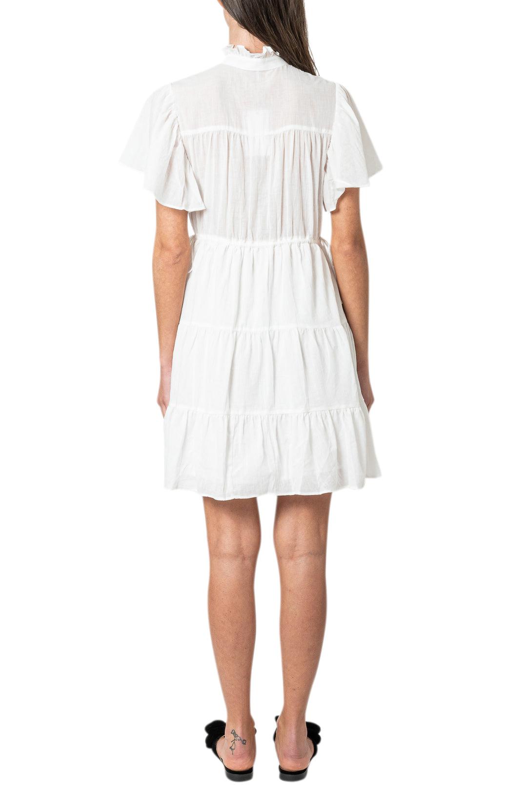 Designers Remix-Ruffled midi dress-dgallerystore