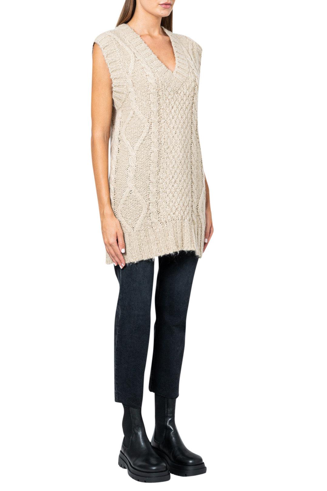 Drae-Mohair wool sleeveless sweater-dgallerystore