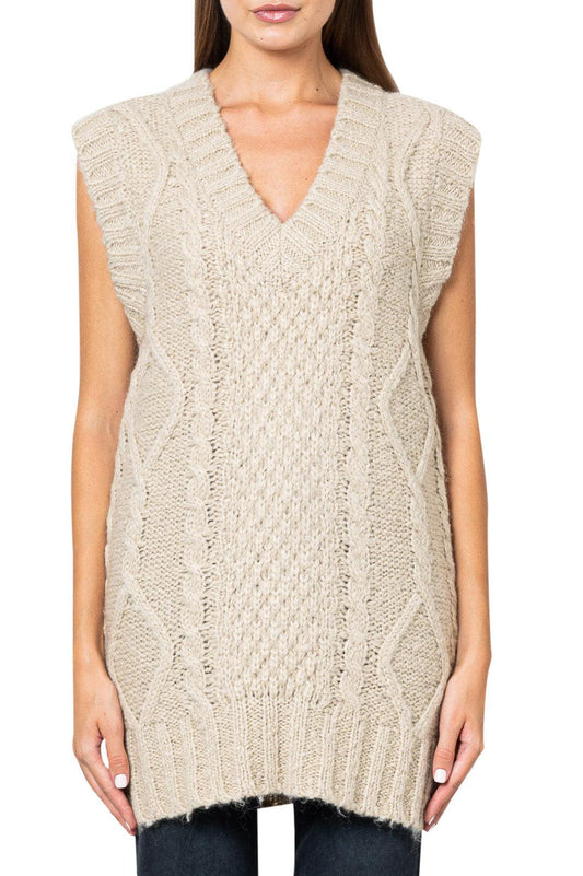 Drae-Mohair wool sleeveless sweater-dgallerystore