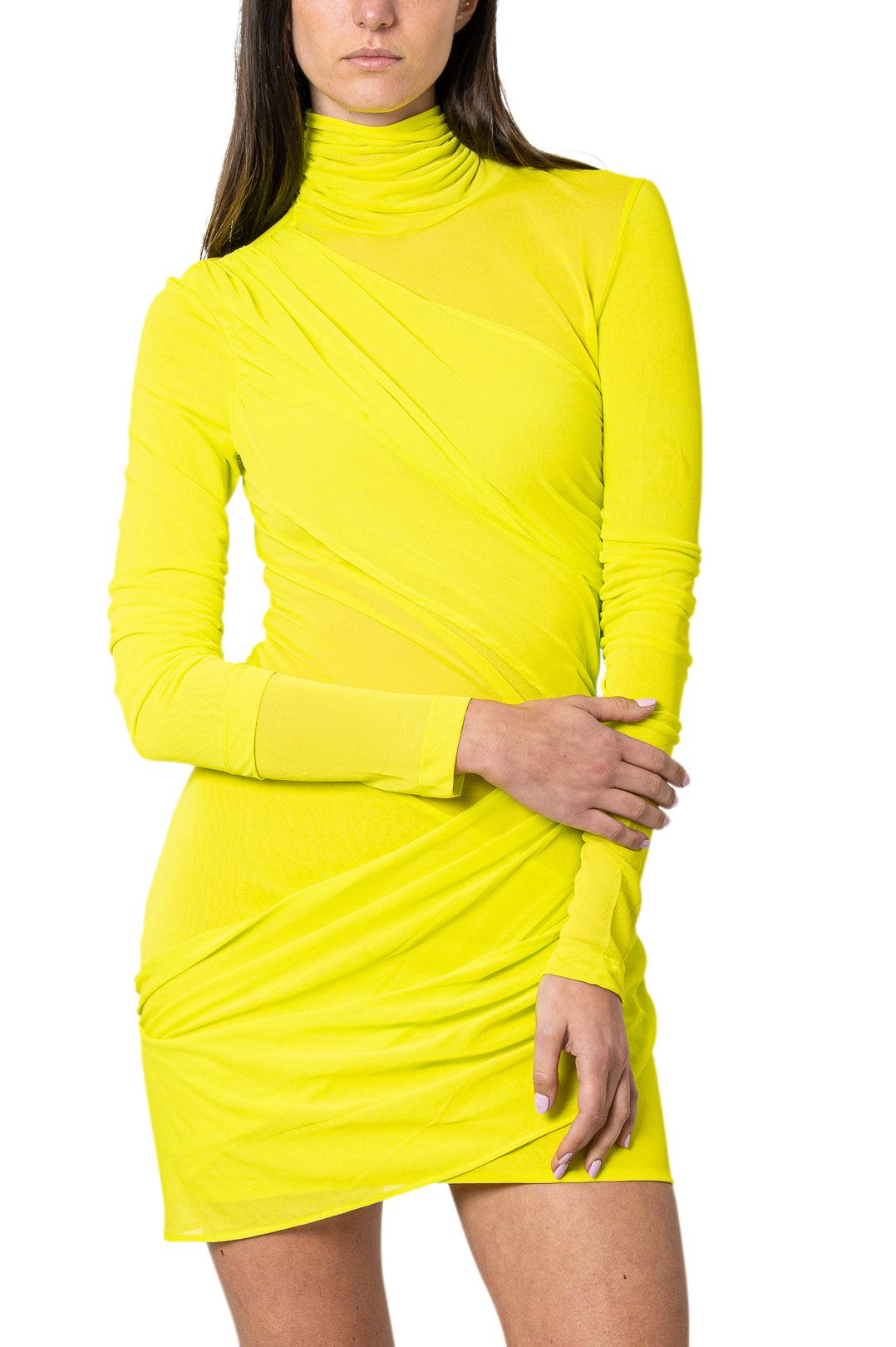 Gauge81 - Cross mesh mini dress