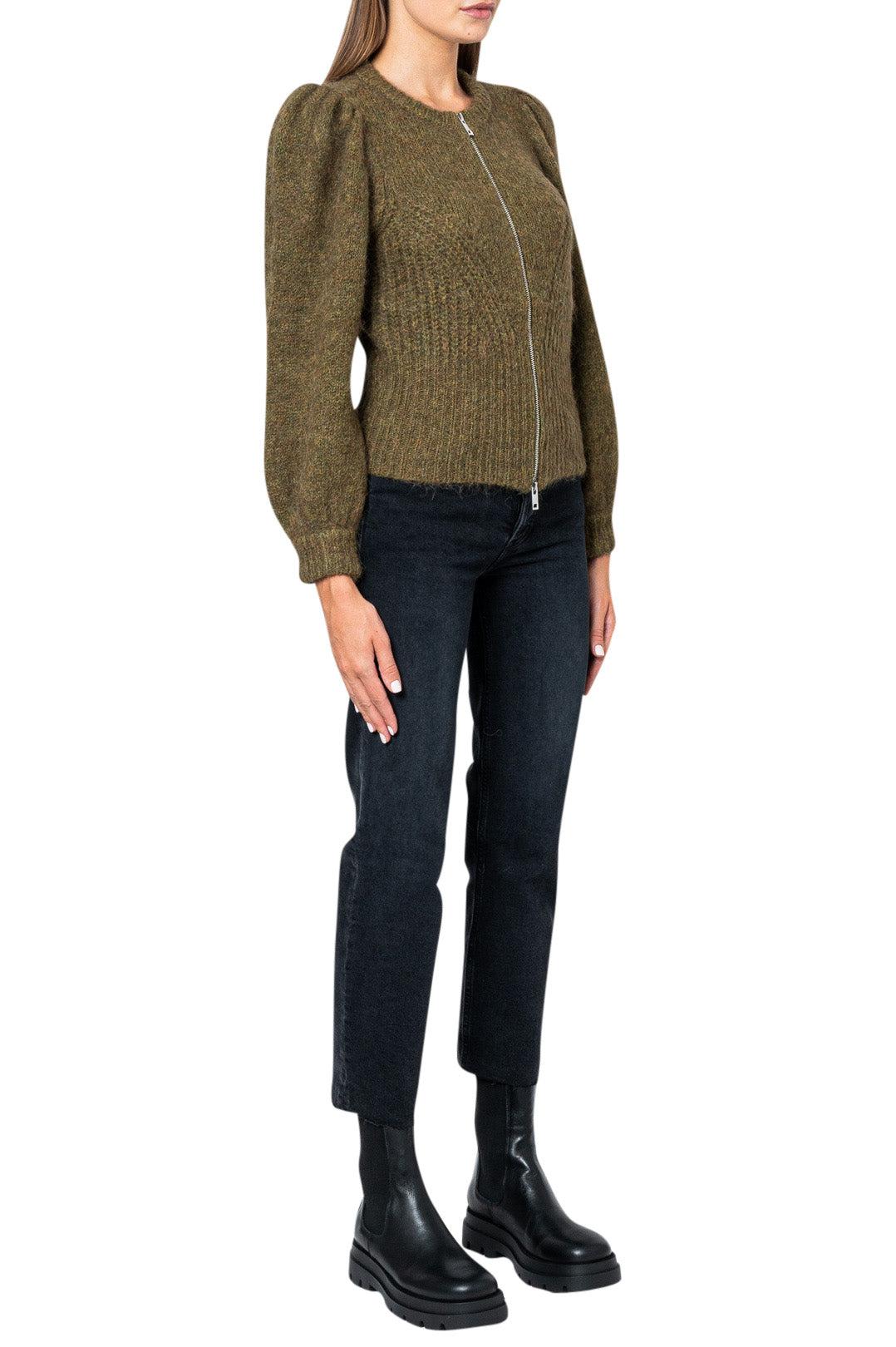 Gestuz-Knit wool sweater top-dgallerystore