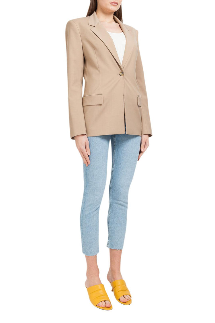 Lebrand-Virgin wool tailored blazer jacket-dgallerystore