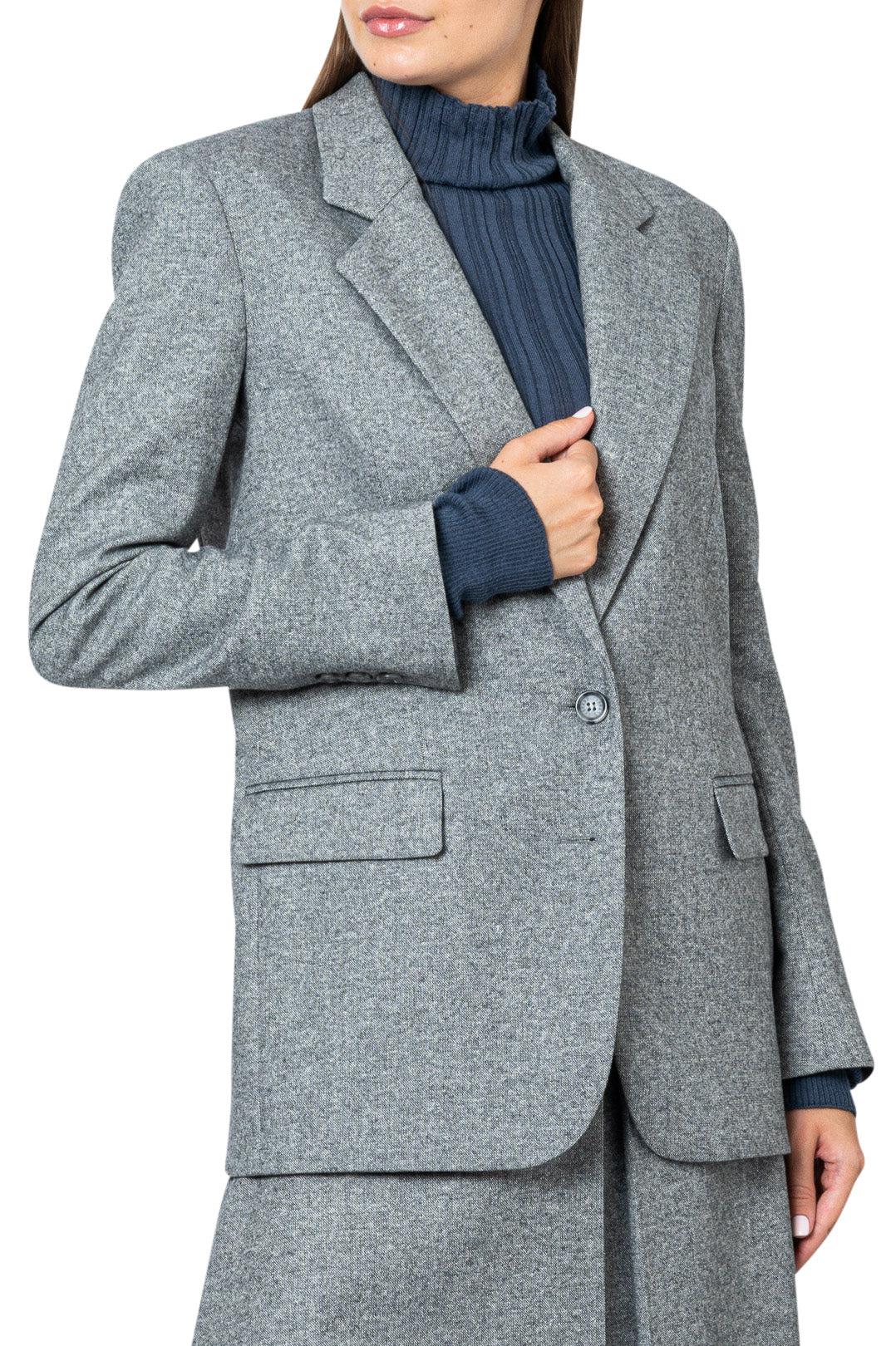 Lebrand-Wool and silk tailored blazer jacket-F21-25 PRAT JACKET-dgallerystore