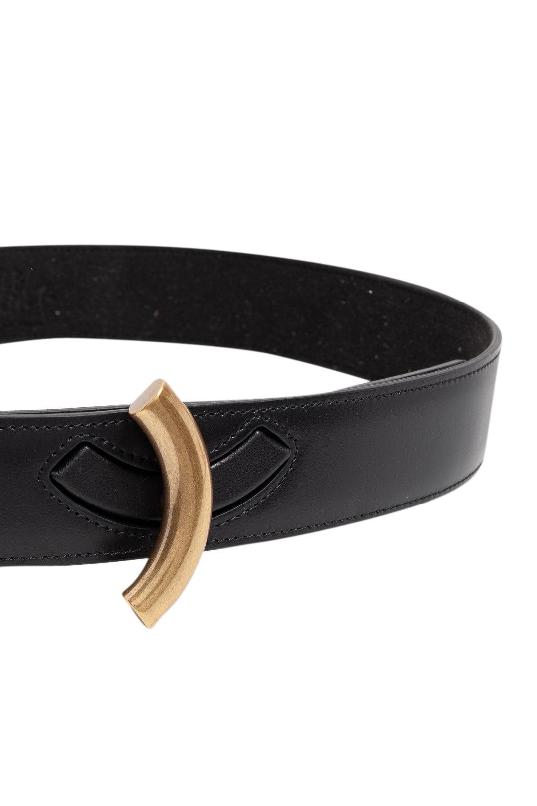 Liffner-Maccheroni leather belt-dgallerystore