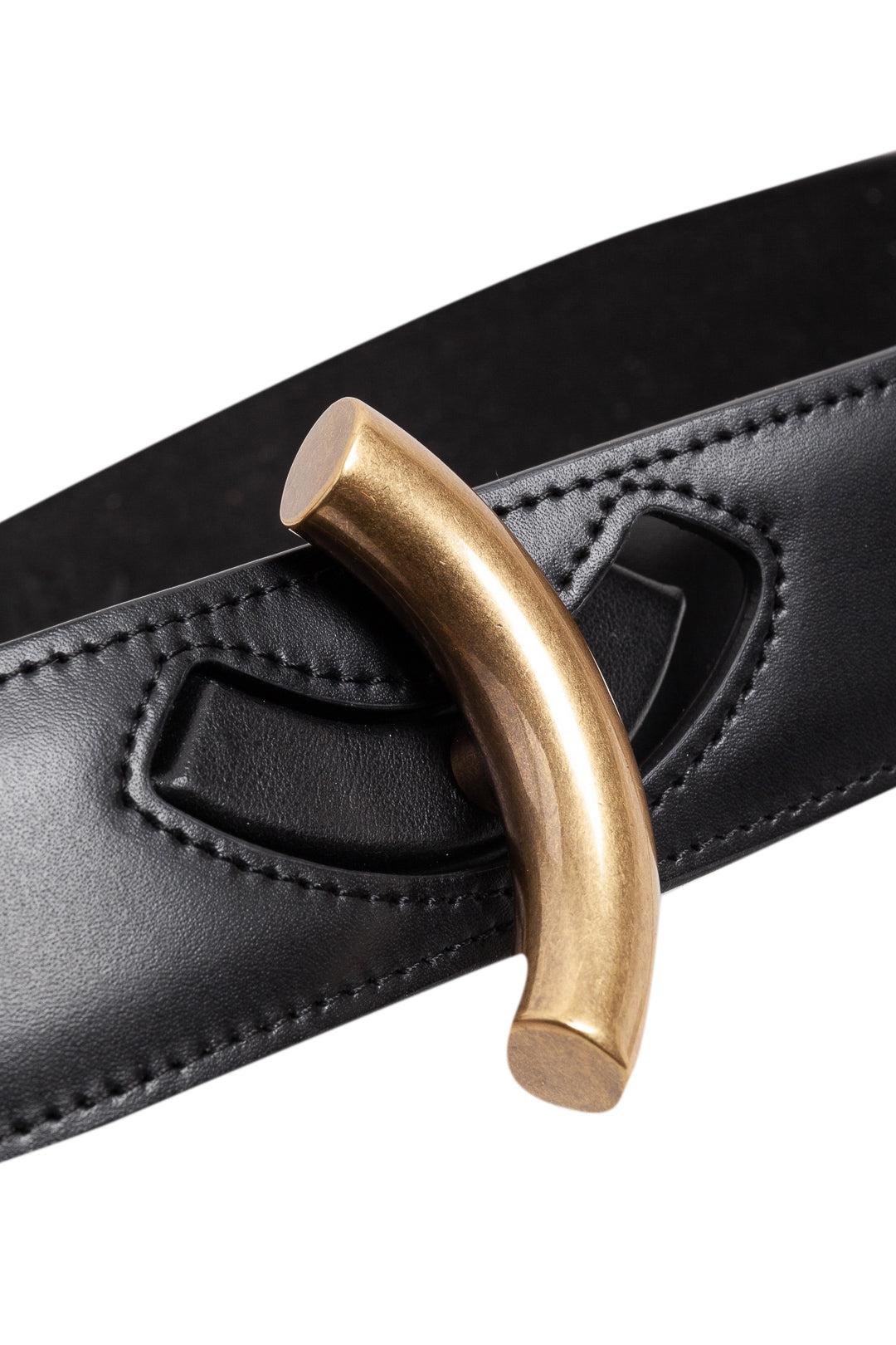 Liffner-Maccheroni leather belt-dgallerystore