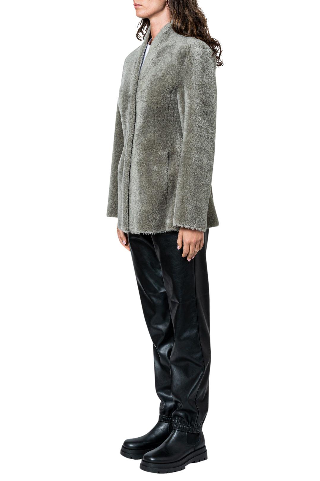 Lvir-Eco-fur flared jacket-LV20F-JK02-dgallerystore