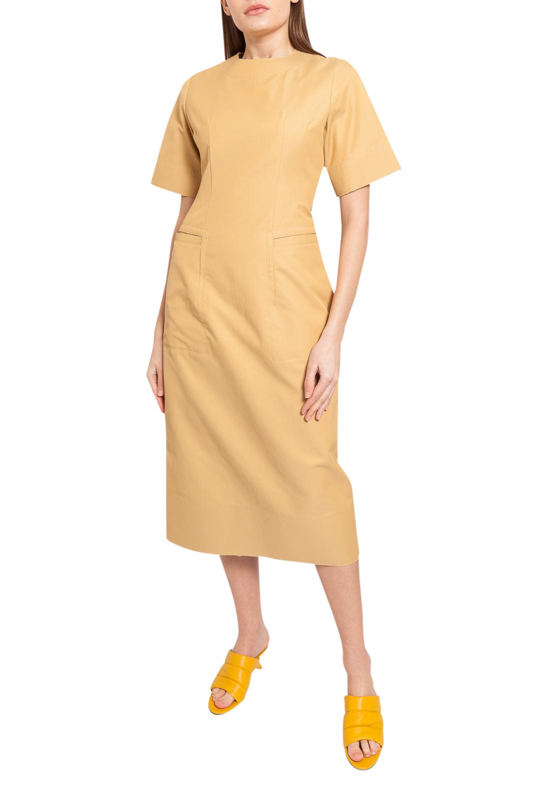 Lvir - Flared cotton long dress - LV21S - DR 01  "D___GALLERY"