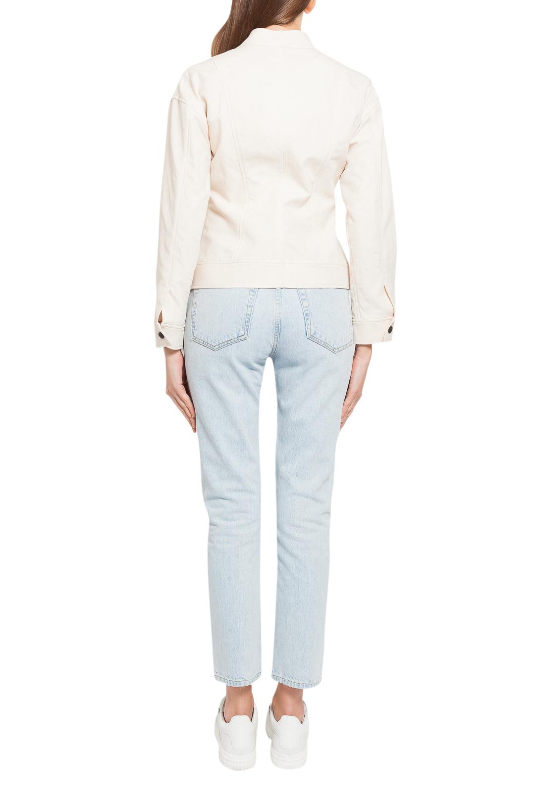 LVIR - Linen and Cotton Jacket - Size: S; Color: White