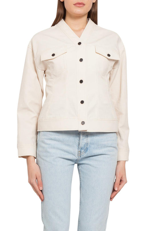 Lvir-Linen and cotton jacket-dgallerystore