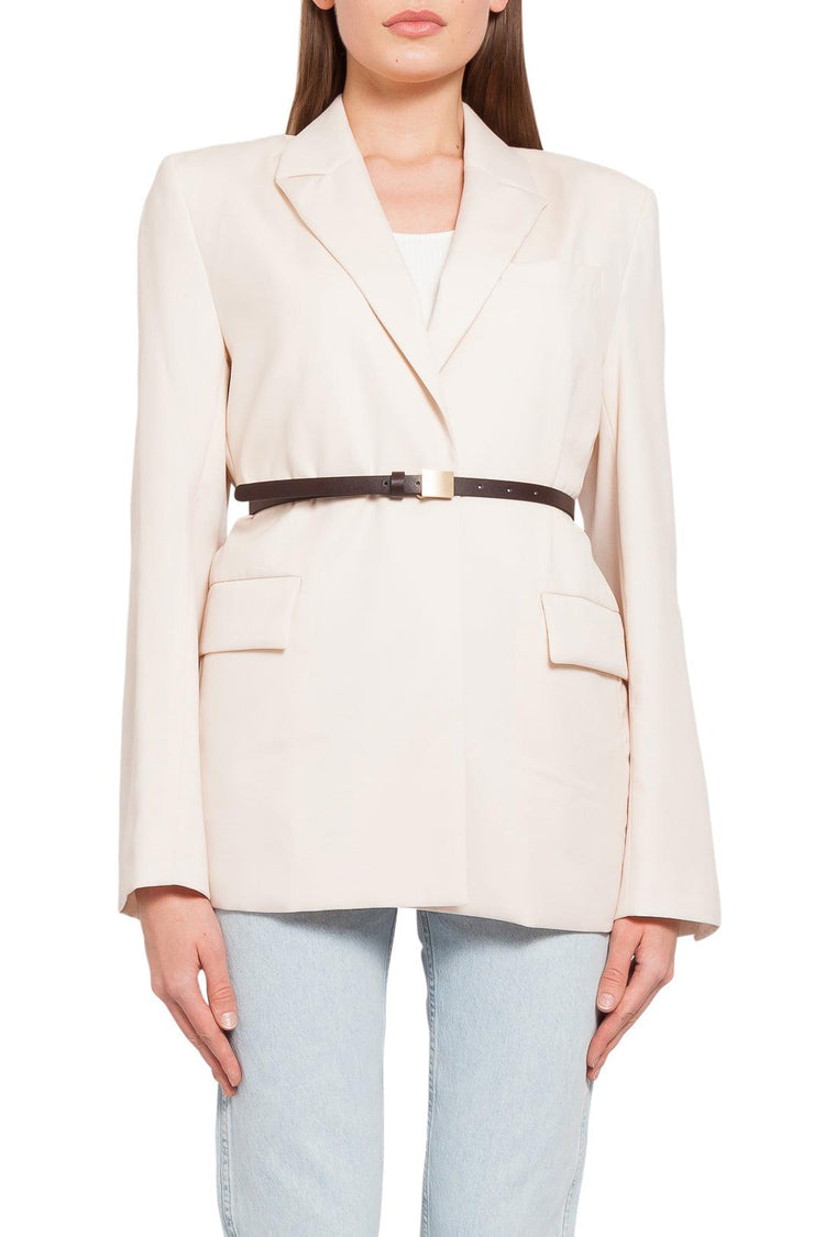 Lvir-Tailored wool blazer jacket-dgallerystore