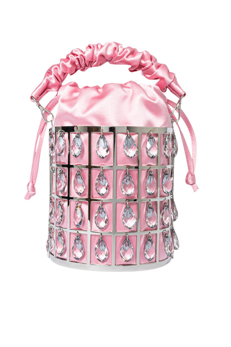 Marina Raphael-Chandelier silk bucket bag-S4CHSI01180-dgallerystore