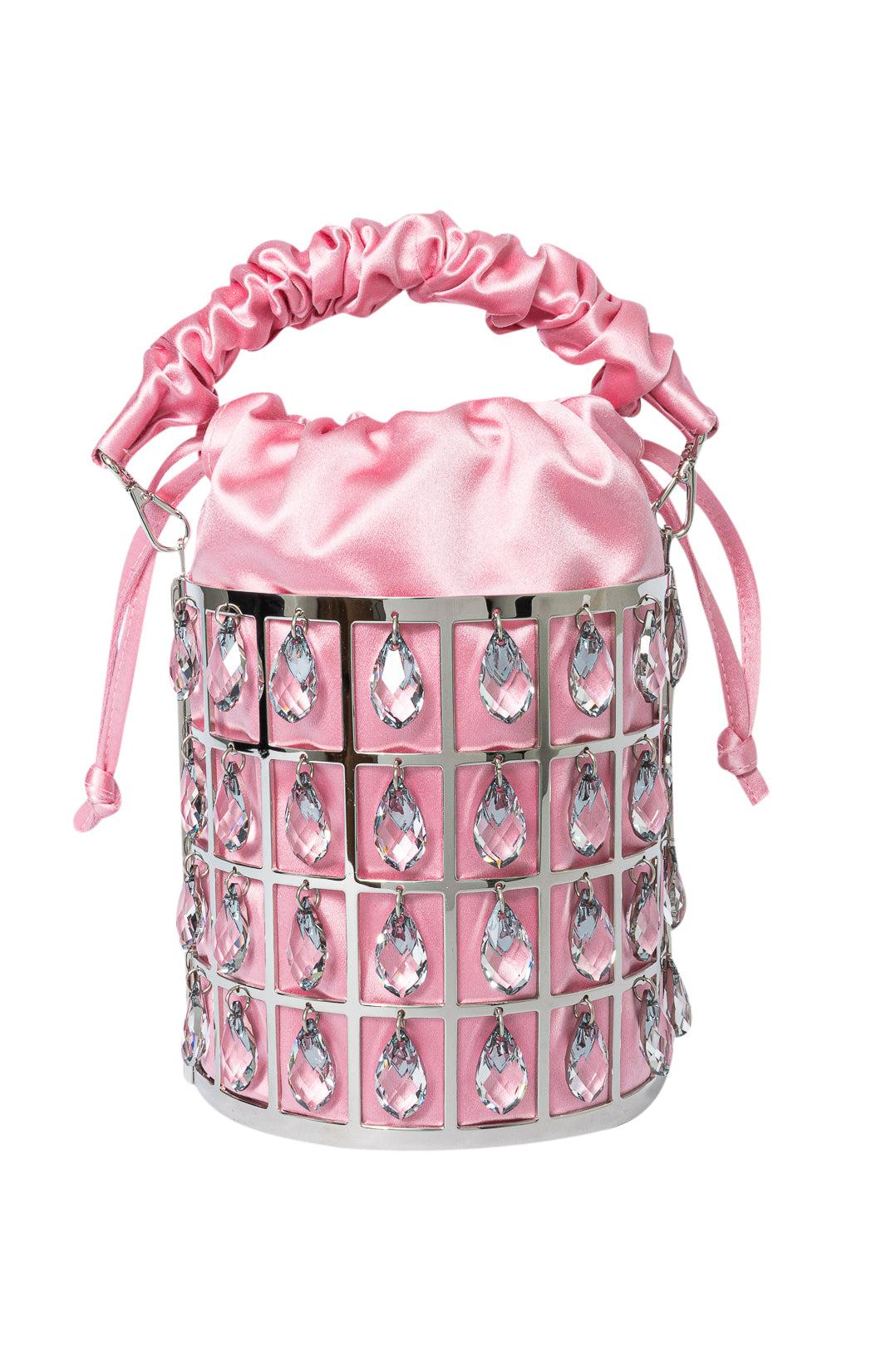 Marina Raphael-Chandelier silk bucket bag-dgallerystore