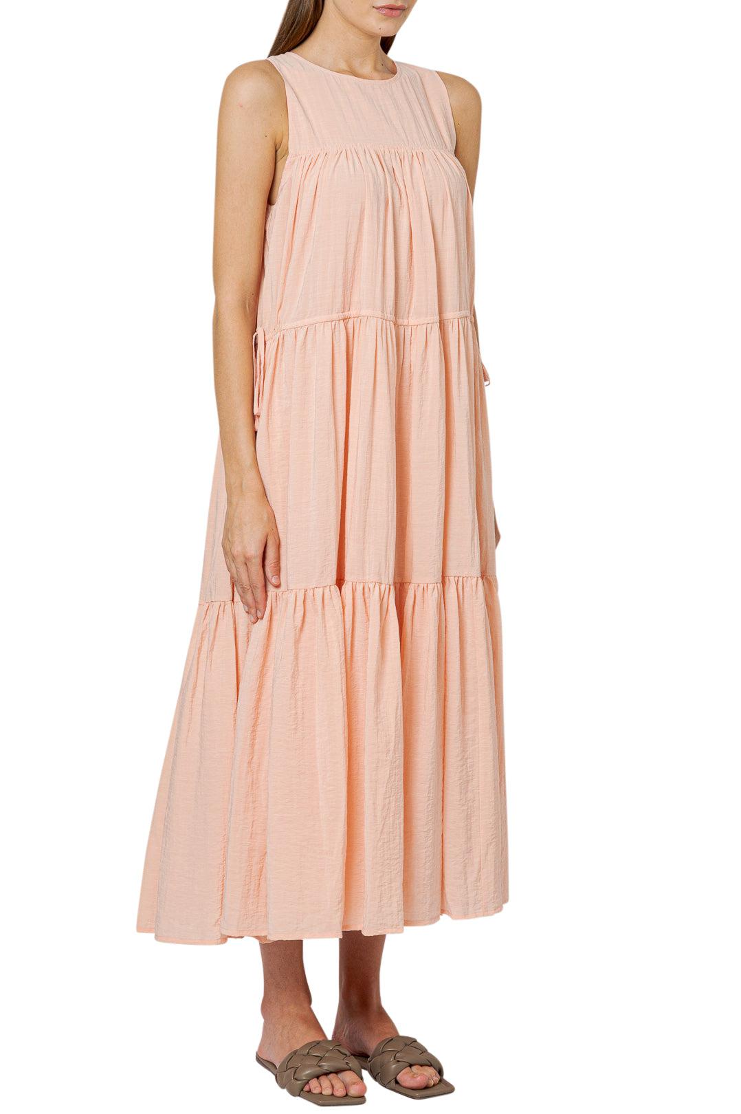 Missing You Already-Ruffled long dress-MYA21S-DR13-dgallerystore