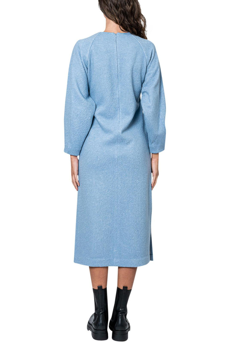 Missing You Already-Wool flared long dress-dgallerystore
