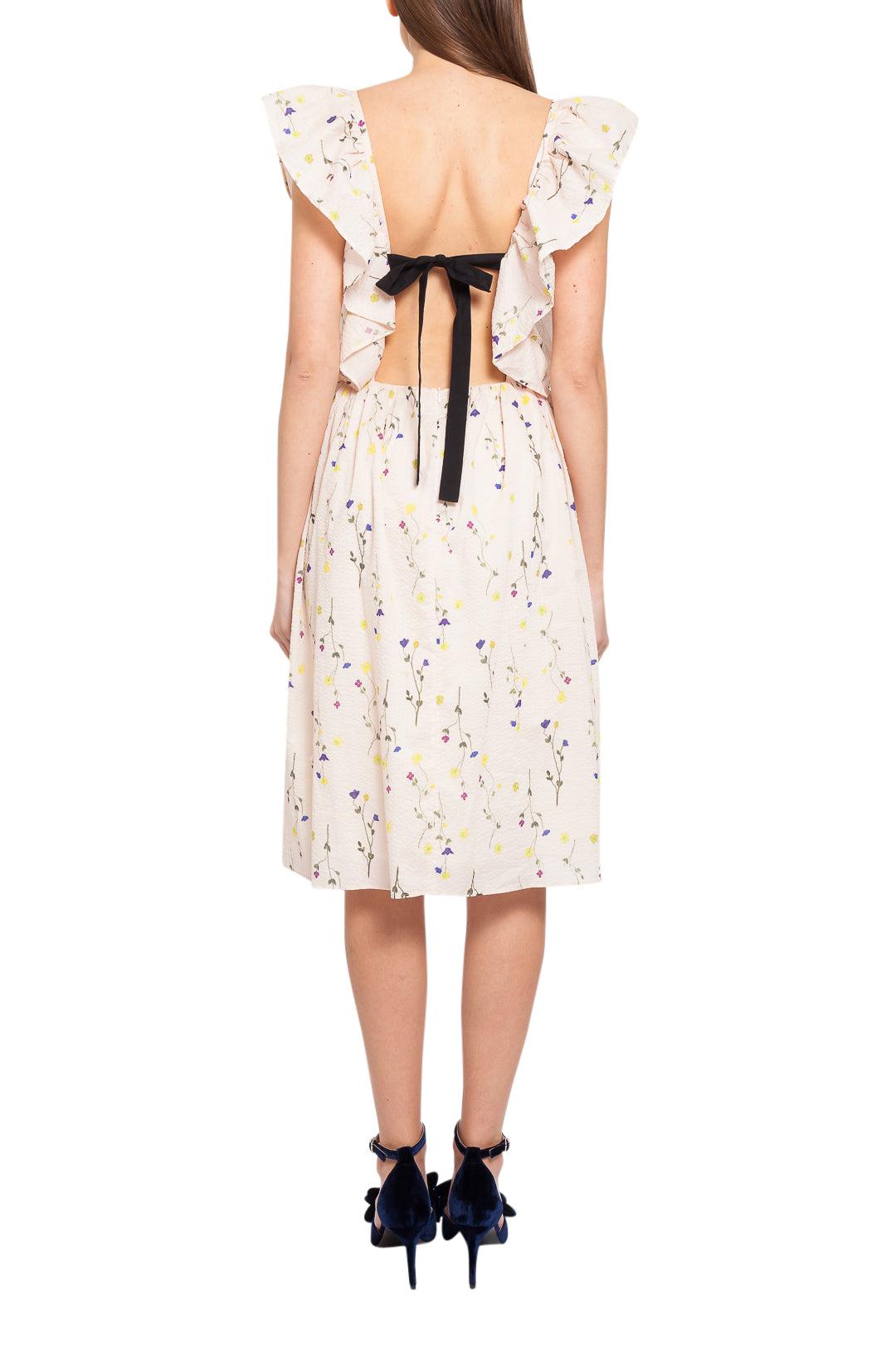 Naya Rea-Floral pattern midi-dress-dgallerystore