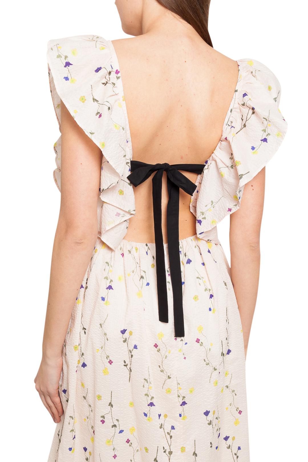 Naya Rea-Floral pattern midi-dress-dgallerystore