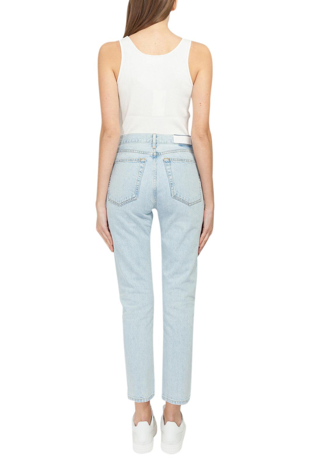 Re/Done-Straight cotton denim jeans-dgallerystore