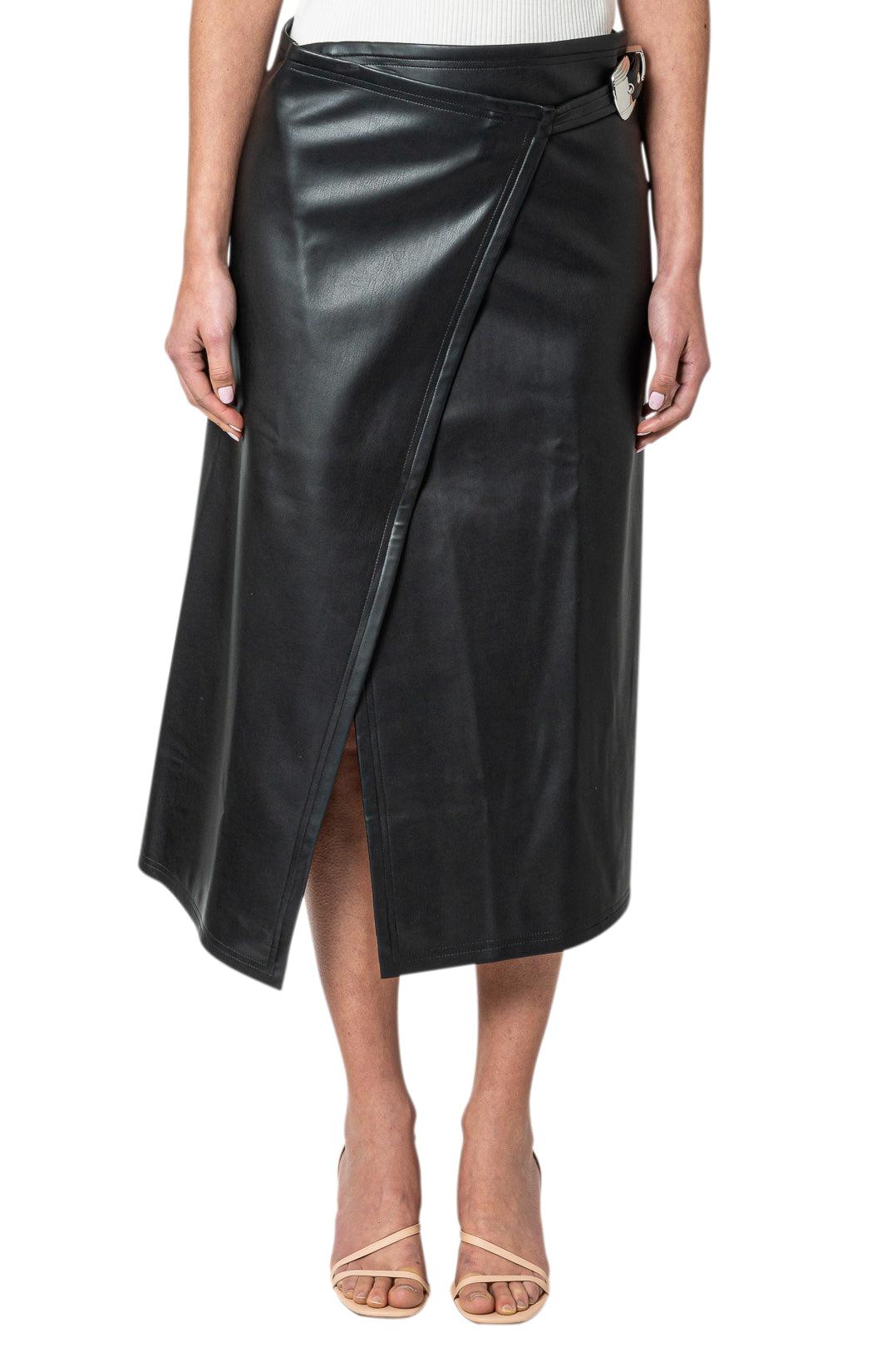 Simon Miller-Wrap-over long skirt-dgallerystore