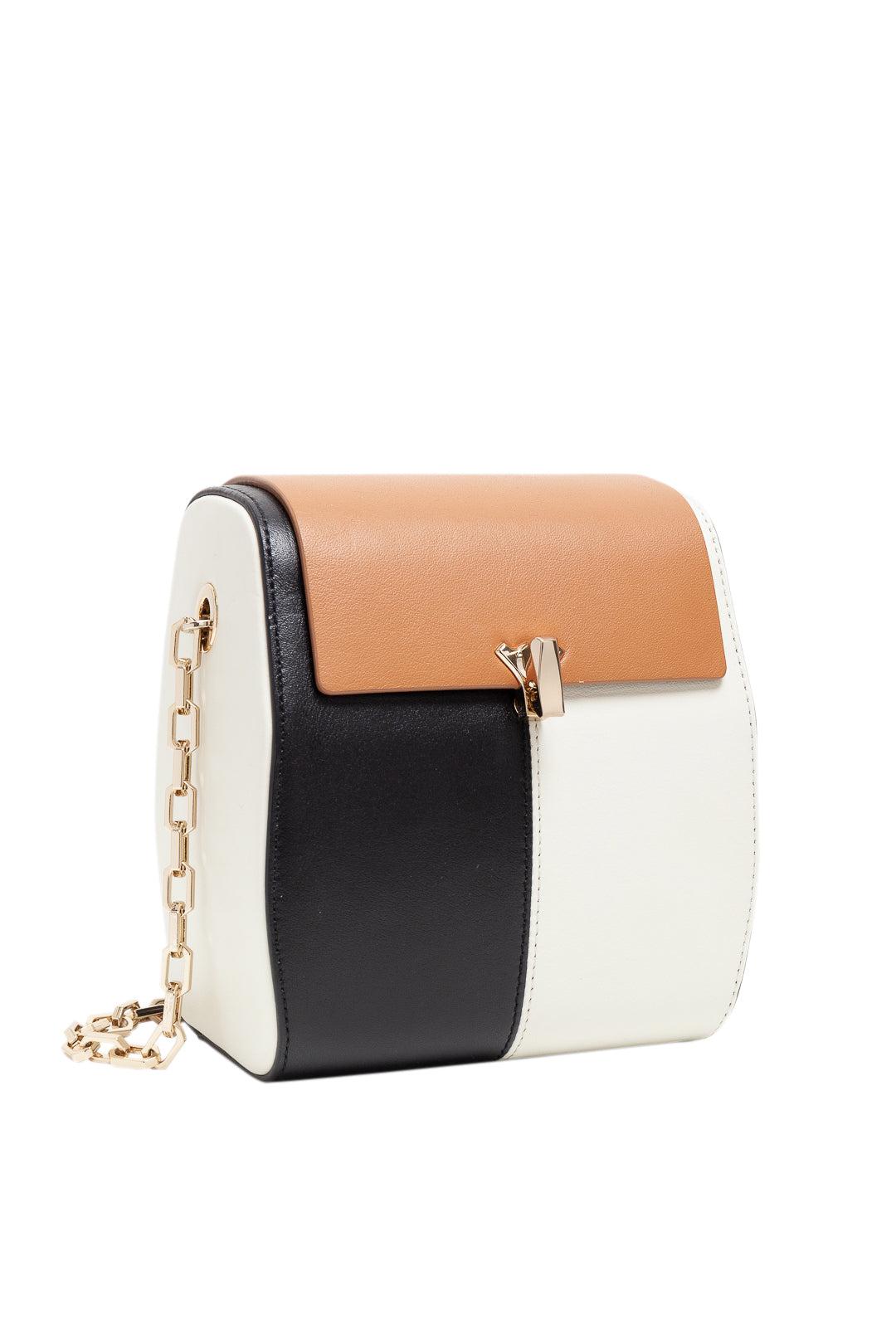 THE VOLON-Color-black leather shoulder bag-dgallerystore